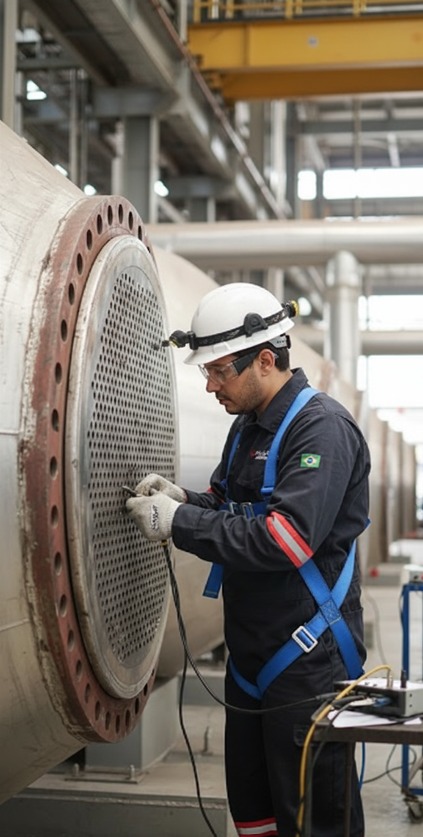 Inspeção em Chillers (eddy Current)