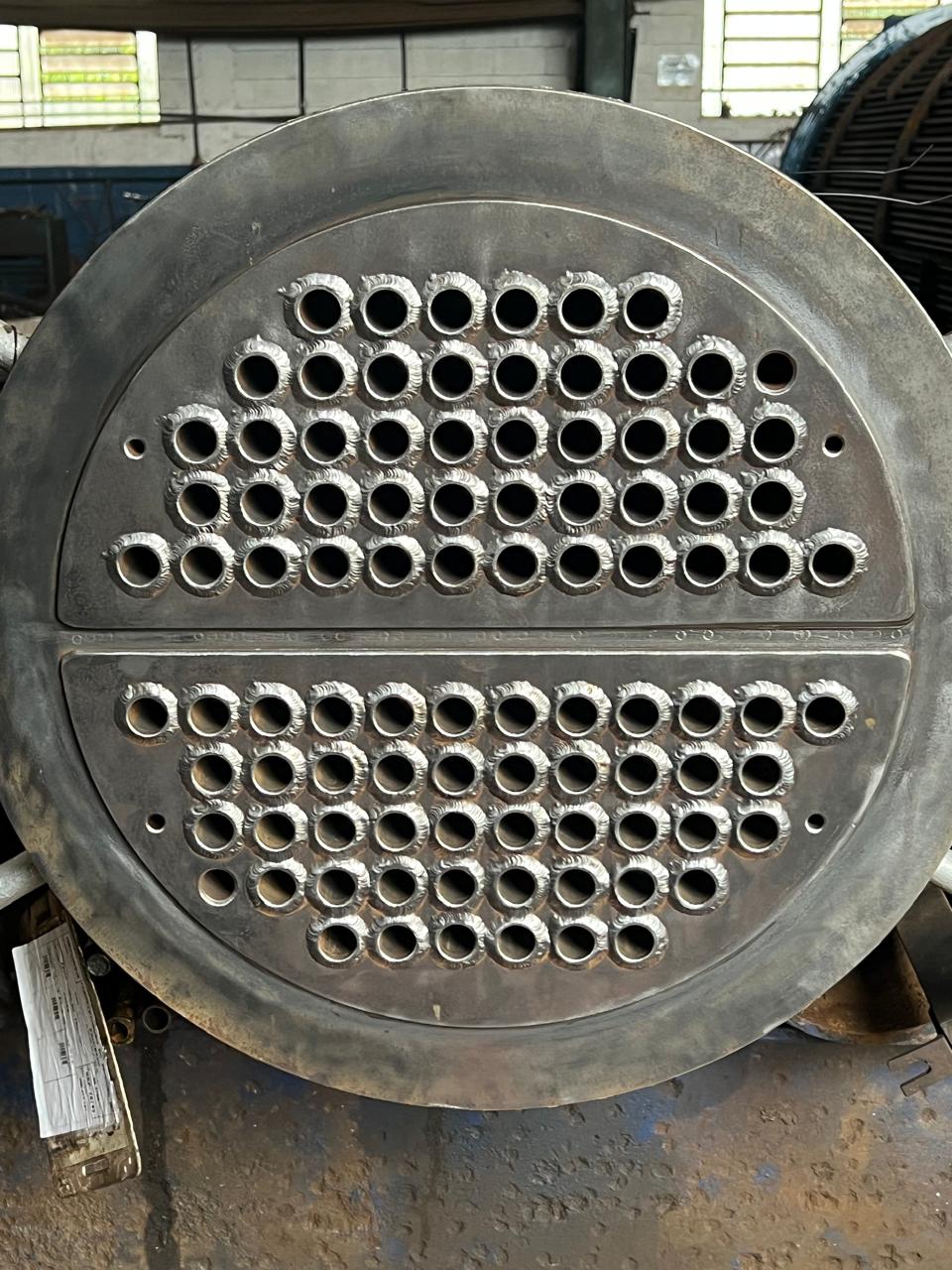 Inspeção em tubos de trocador de calor