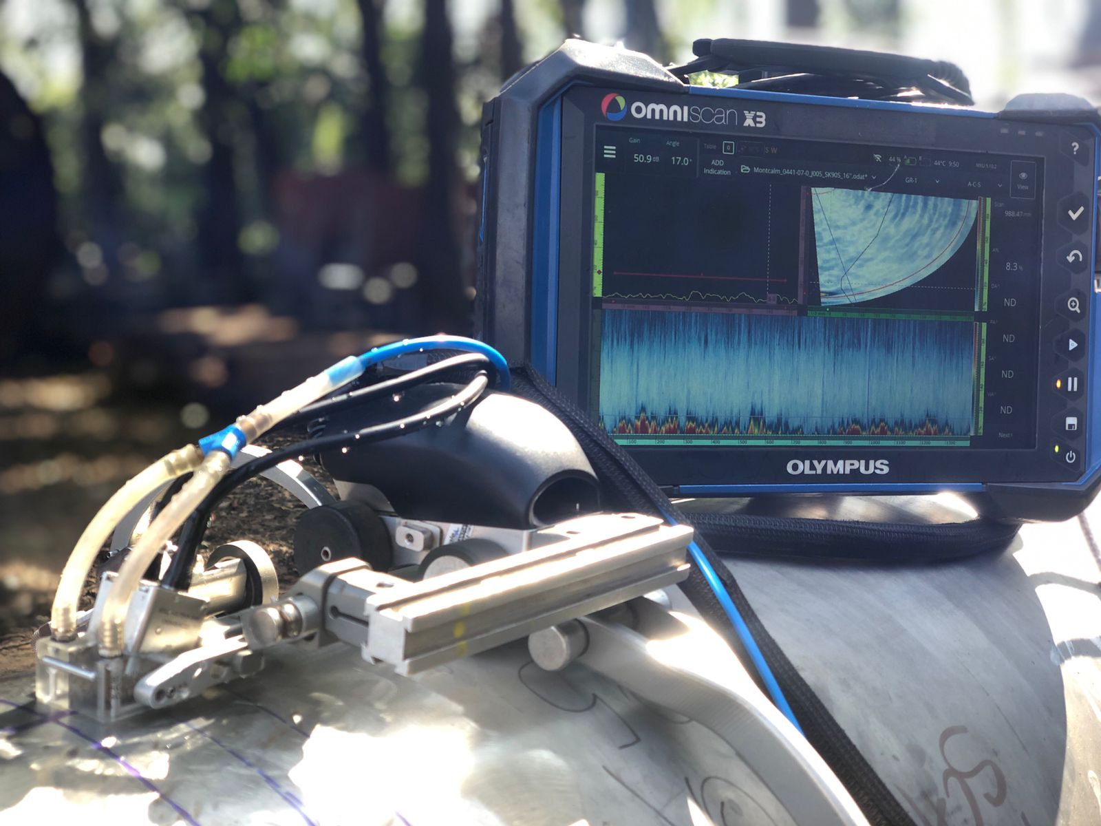 Phased array em materiais inoxidáveis